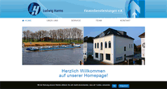 Desktop Screenshot of harms-finanzdienstleistungen.de